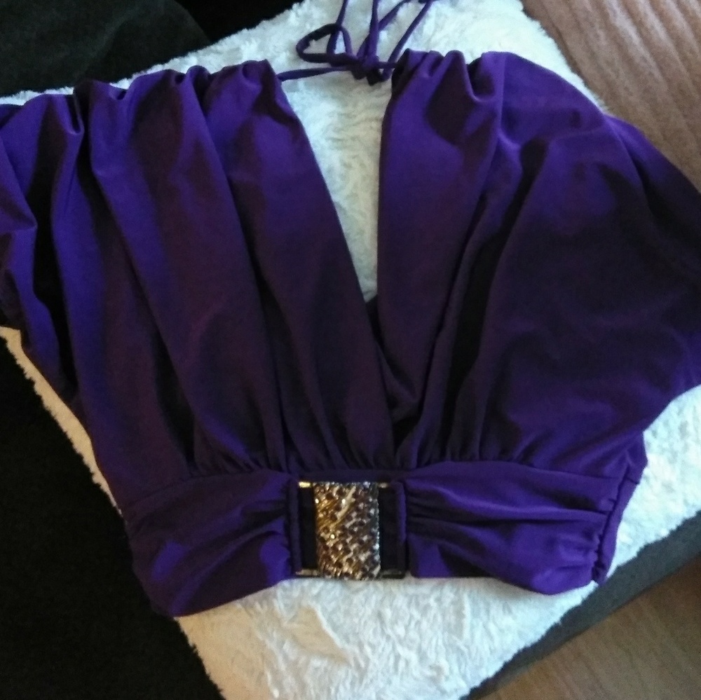 Purple short Top